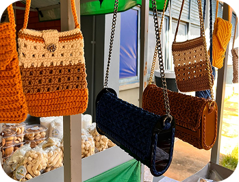 Artesanato de bolsas
